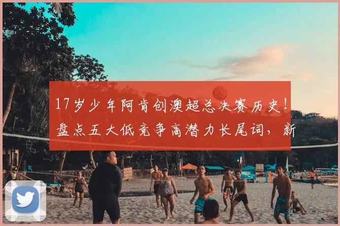 17岁少年阿肯创澳超总决赛历史！盘点五大低竞争高潜力长尾词，新手球迷必看成长路径分析